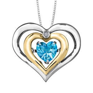 Pulse™ Blue Topaz Pendant DD3045