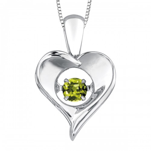 Birthstone Solitaire Pendant DX664SSPE