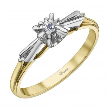 Women diamonds ring 10kt AM536