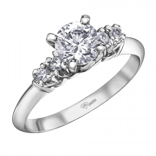 Bague dame diamants 14kt AM537