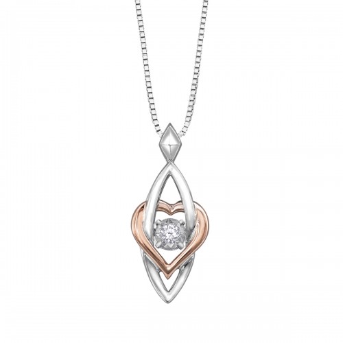 Pendentif 10kt diamants DD7629