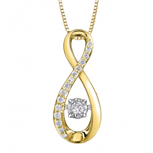 Pulse Diamond pendent 10kt DD7830