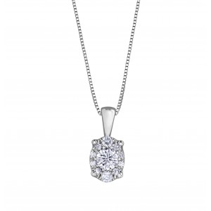 Pendentif diamant 10kt DD7842