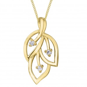 Diamond pendent 10kt DD7844