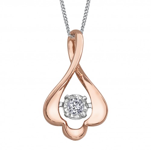 Pulse Diamond pendent 10kt DD7860