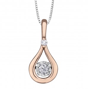 Pulse Diamond pendent 10kt DD7861