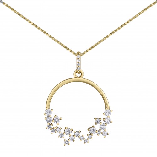 Diamond pendent 10kt DD7862