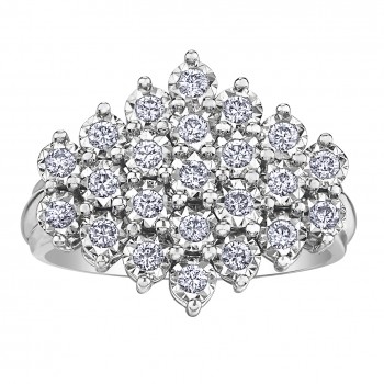 Women diamonds ring 10kt DD7875