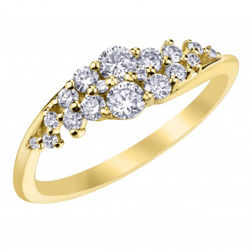 Women diamond ring 10kt DD7877