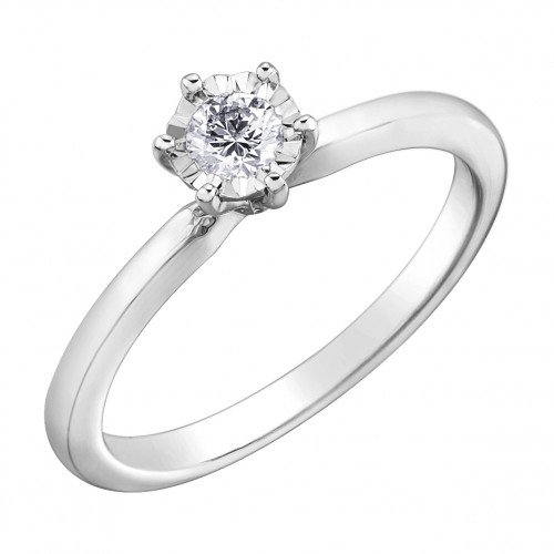 Women diamond ring 10kt DX878