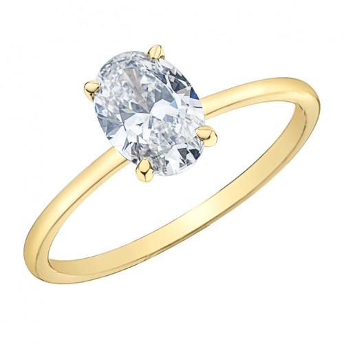 Bague dame diamant evolution 14kt LD123