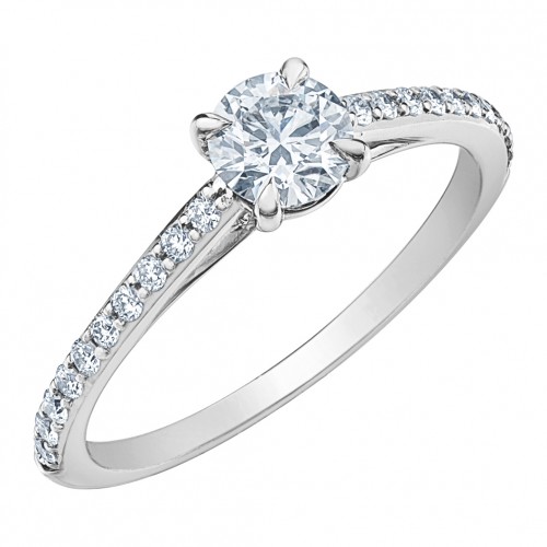 Diamond woman ring evolution 14kt LD106