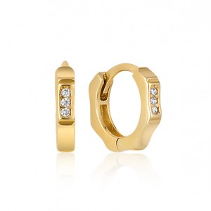 Gold Earrings 10kt, GO30-8