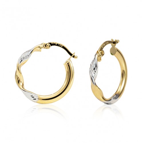 Gold Earrings 10kt, GO40-7