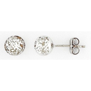 Boucles d'oreilles en or 10kt. AR50-11-3W