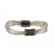 BRACELET EN FIL DE CUIVRE, ARGENT, CZ, PBRB72-4